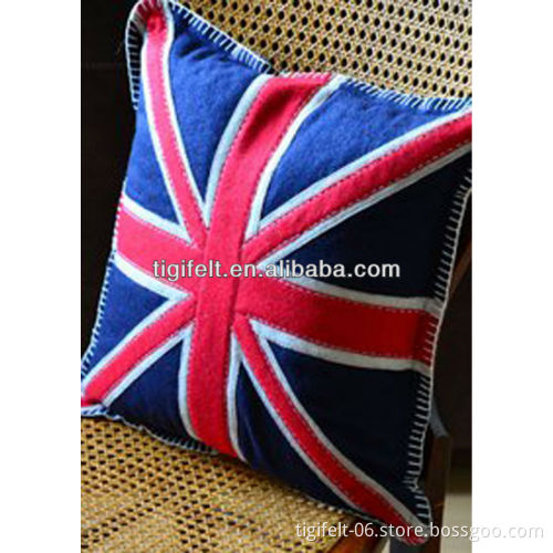 England Painting Cushion From Felt Manufacturer
